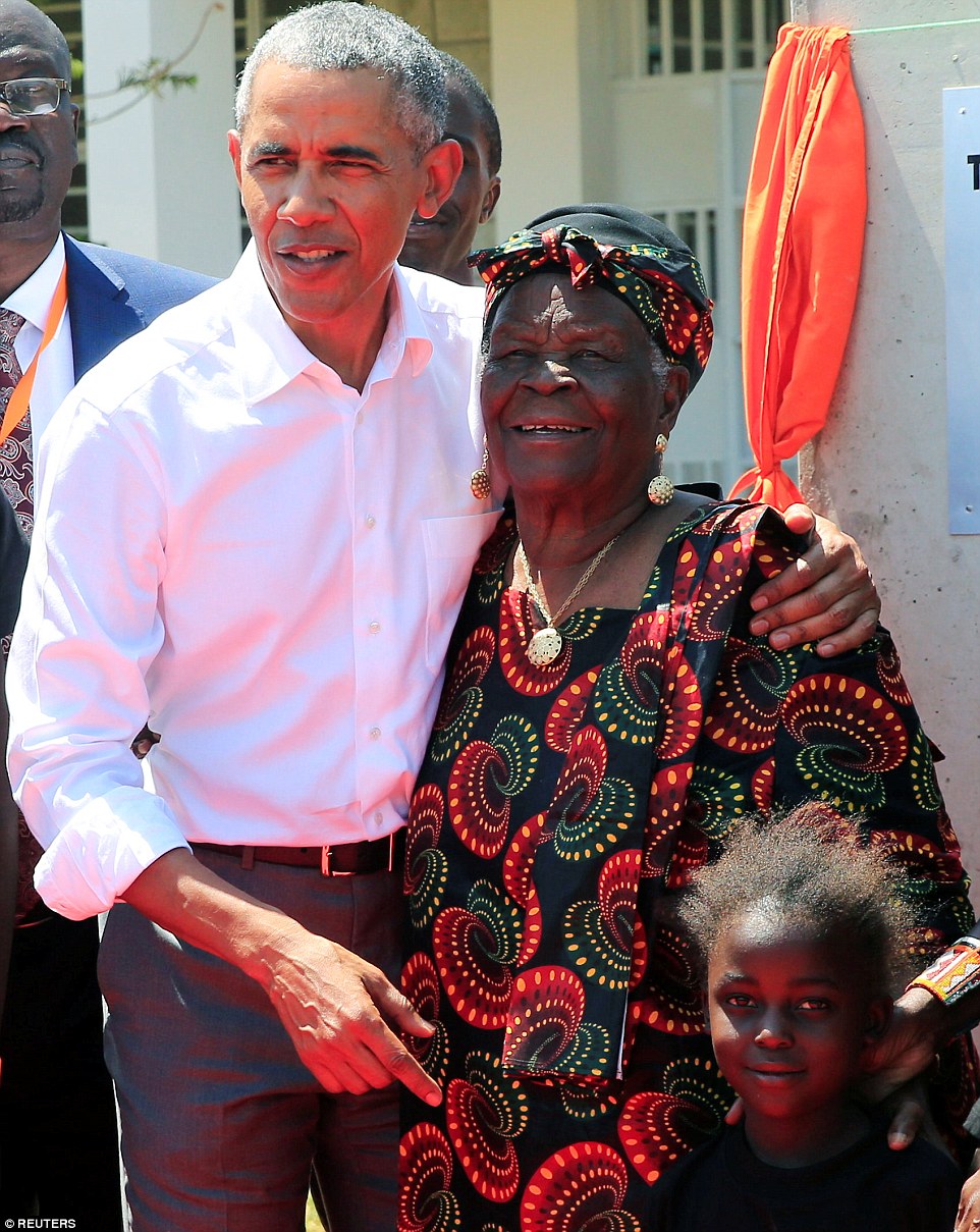 Barack Obama mourns Kenyan grandmother - Sarah Obama. (Daily Mail)