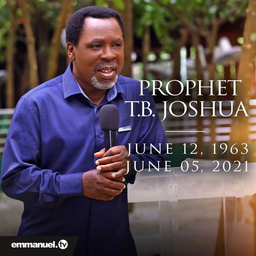 TB Joshua dead
