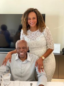 Angola's ex-president, Jose Eduardo dos Santos and his daughter Isabel dos Santos. (Facebook)