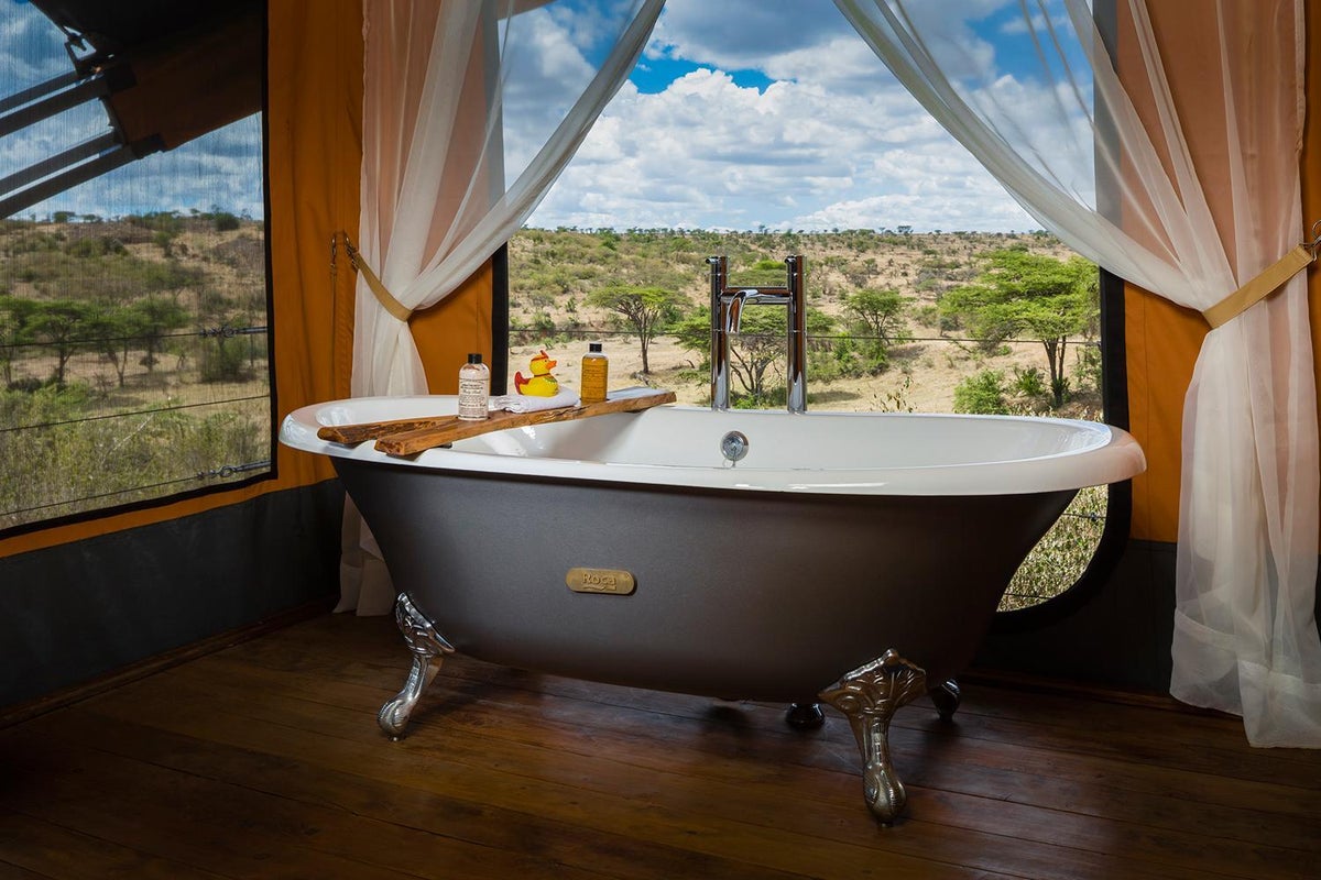 A peek inside the number one hotel in the world found in Kenya - Mahali Mzuri Luxury Safari Camp. (Evening Standard)
