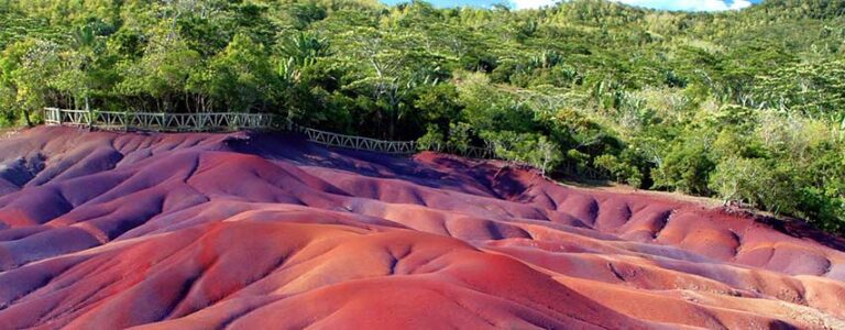 seven coloured earths of Mauritius